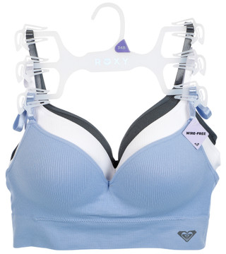 Thumbnail 1: ROXY Women's 3 Pk Seamless Wire-Free Bras 