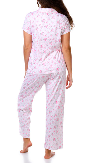Thumbnail 3: Laura Ashley Women's 2 Pc Pajama Pants Set 