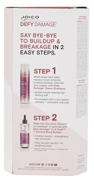 Thumbnail 2: JOICO 2 Pk Defy Damage Shampoo & Bond Builder Spray Set  