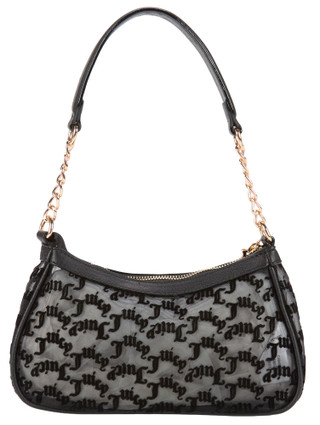 Thumbnail 2: Juicy Couture Transparently Mesh Logo Print Shoulder Bag 