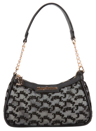 Thumbnail 1: Juicy Couture Transparently Mesh Logo Print Shoulder Bag 