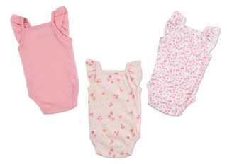 Thumbnail 2: Chick Pea Baby Girls  Pk Creepers 