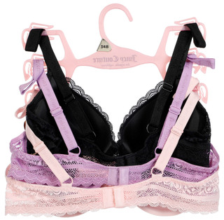 Thumbnail 2: Juicy Couture Women's 3 Pk Lace Up Bras 