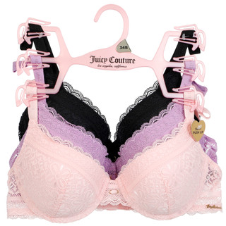Thumbnail 1: Juicy Couture Women's 3 Pk Lace Up Bras 