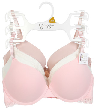 Thumbnail 1: Jessica Simpson Women's 3 Pk Push Up Bras 