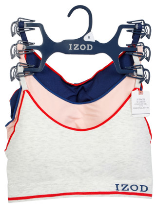 Thumbnail 1: IZOD Women's 3 Pk Seamless Bras 