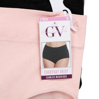 Thumbnail 3: Gloria Vanderbilt Plus 5-Pack Brief Panties 