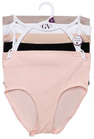 Thumbnail 1: Gloria Vanderbilt Plus 5-Pack Brief Panties 