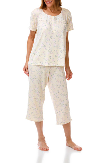 Thumbnail 1: Laura Ashley Women's 2 Pc Pajama Pants Set 