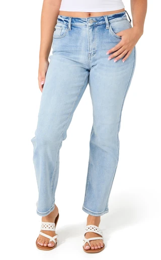 Thumbnail 1: KanCan Juniors Slim Straight Jeans 