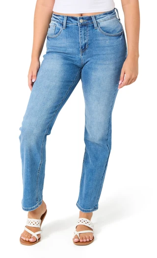 Thumbnail 1: KanCan Juniors Slim Straight Jeans  