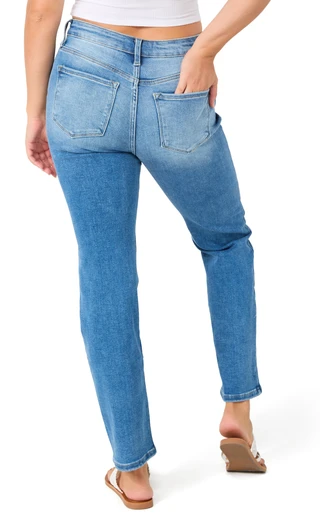 Thumbnail 3: KanCan Juniors Slim Straight Jeans  