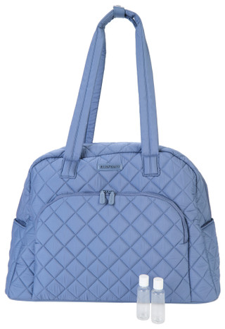 Thumbnail 1: Ellen Tracy Diamond Quilted Travel Weekender Duffle Bag 