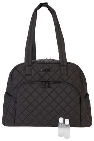 Thumbnail 1: Ellen Tracy Diamond Quilted Travel Weekender Duffle Bag 