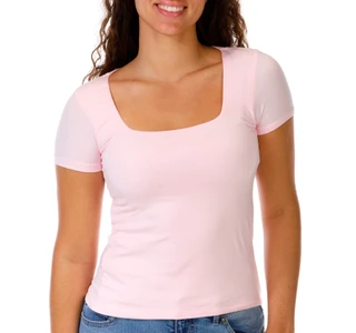 Thumbnail 1: Jolie & Joy Juniors Double Layer Square Neck Top 