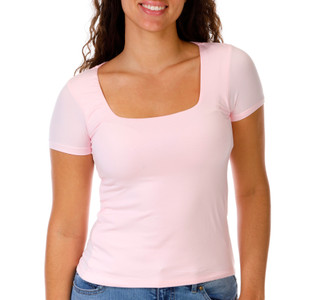 Thumbnail 1: Jolie & Joy Juniors Double Layer Square Neck Top 