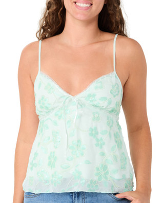 Thumbnail 1: Madden Girl Juniors Beaded Tank Top 