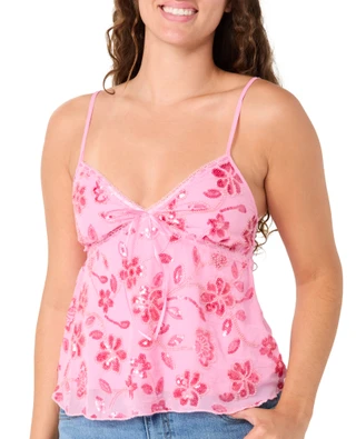 Thumbnail 1: Madden Girl Juniors Beaded Tank Top 