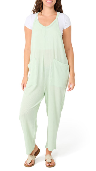 Thumbnail 1: DISCREET Juniors Cozy Rib Stitch Jumpsuit 