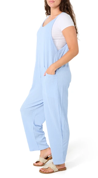 Thumbnail 2: DISCREET Juniors Cozy Rib Stitch Jumpsuit 
