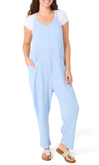 Thumbnail 1: DISCREET Juniors Cozy Rib Stitch Jumpsuit 
