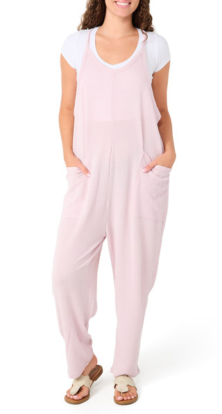 Thumbnail 1: DISCREET Juniors Cozy Rib Stitch Jumpsuit 