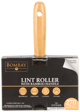 Thumbnail 2: Bombay Bamboo Lint Roller With Refills 