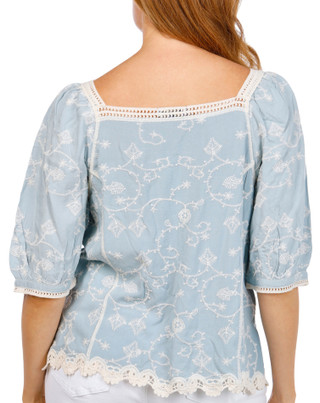 Thumbnail 2: Democracy Wpmens Puff Sleeve Top 