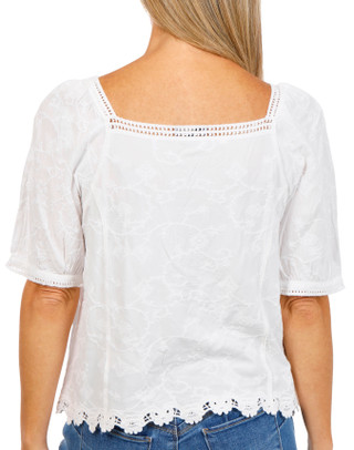 Thumbnail 8: Democracy Wpmens Puff Sleeve Top 