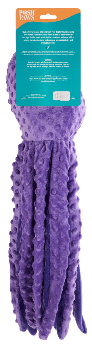 Thumbnail 2: Posh Paws Octopus Plush Pet Toy  