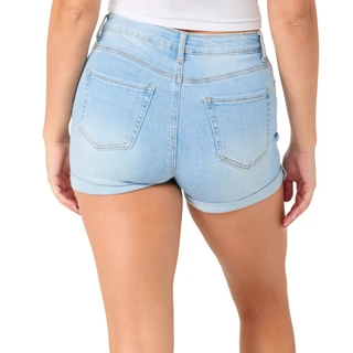 Thumbnail 2: Evolve Denim Juniors Roll Cuff Denim Shorts 