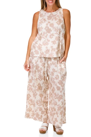 Thumbnail 1: Cece Women's 2 Pc Linen Pants Set 