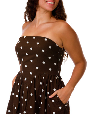 Thumbnail 2: JAPNA Juniors Strapless Bandana Print Midi Dress 