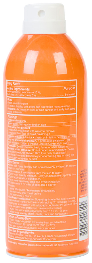 Thumbnail 2: No-Ad Sun Care SPF 50 Sport Sunscreen Spray 