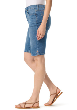 Thumbnail 2: Gloria Vanderbilt Petite Amanda Bermuda Shorts w/ Slit 