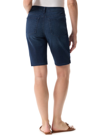 Thumbnail 3: Gloria Vanderbilt Petite Amanda Bermuda Shorts w/ Slit 
