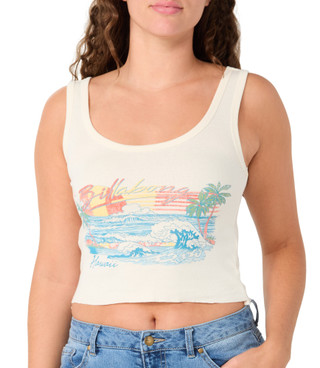 Thumbnail 1: BILLABONG Juniors Take Me Back Cropped Tank Top 