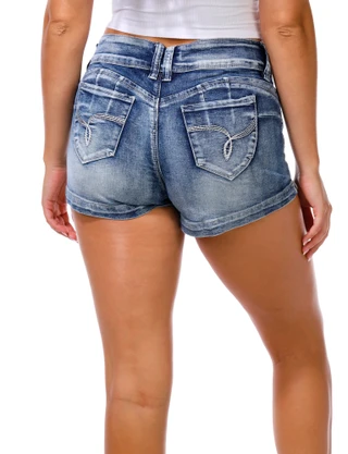 Thumbnail 3: YMI Juniors Denim Shorts 