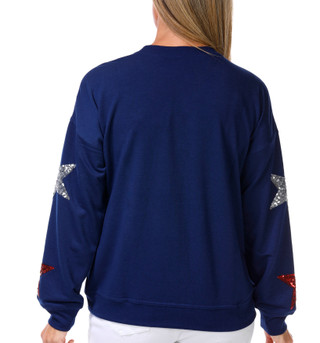 Thumbnail 2: Philosophy Women's Sequin Star Sweater 