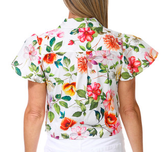 Thumbnail 4: Philosophy Women's Short Sleeve Tie Front Top 