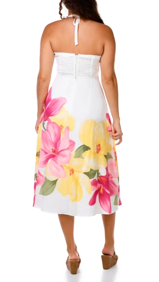 Thumbnail 2: Trixxi Los Angeles Juniors Print Halter Dress  