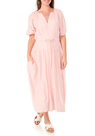 Thumbnail 1: Nicole Miller Women's Short Sleeve Belted Maxi Shirtdress 