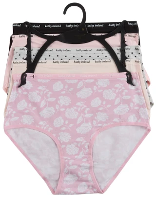 Thumbnail 2: Gloria Vanderbilt Womens 5-Pack Brief Panties 