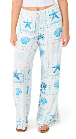 Thumbnail 1: OCEAN DRIVE Juniors Crepe Wide Leg Pants 