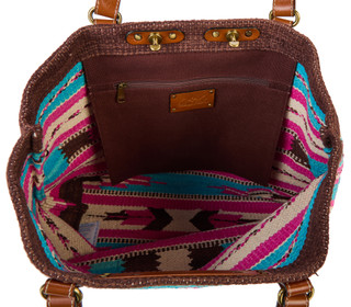 Thumbnail 2: Patricia Nash Woven Chennai Tote Handbag 