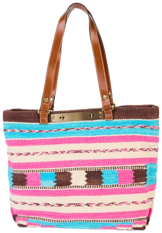 Thumbnail 1: Patricia Nash Woven Chennai Tote Handbag 