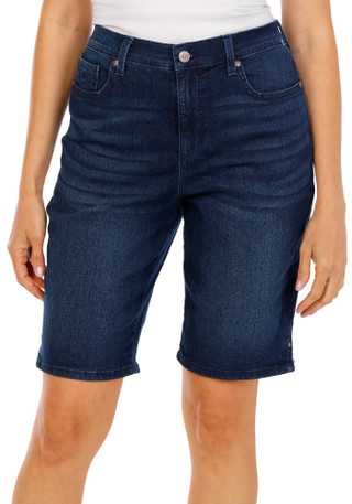Thumbnail 1: Gloria Vanderbilt Womens Amanda Bermuda Shorts 