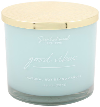 Thumbnail 1: SCENTSATIONAL 26 OZ Good Vibes Soy Candle 