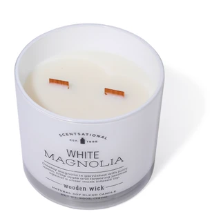 Thumbnail 8: SCENTSATIONAL 26 OZ White Magnolia Soy Candle 