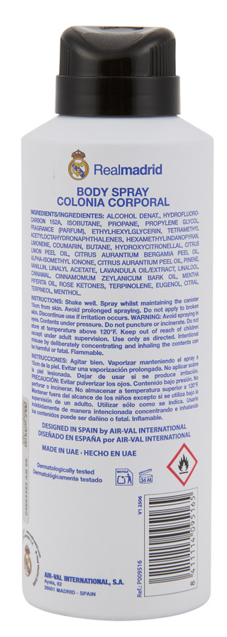 Thumbnail 2: FIFA 6 oz Real Madrid For Him Body Spray  